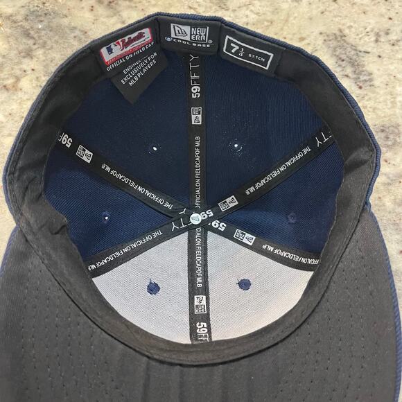 Atlanta Braves On Field Fitted Hat 7 1/4 - Picture 3 of 4